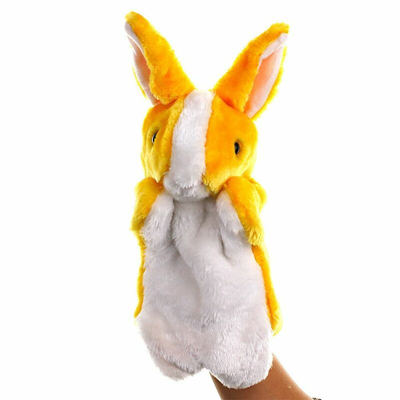 11.8 Cal pacynka moda zwierzęca królik kreskówka Plushed lalka opowiadanie historii, ucząc miękki pluszowy do odgrywania ról zabawkowe RPG
