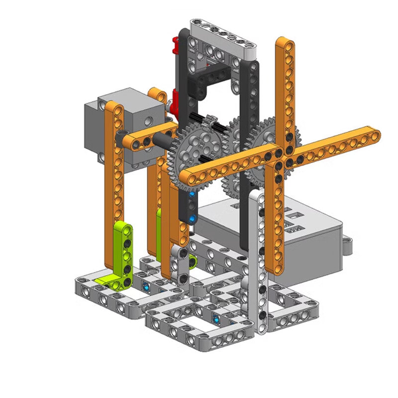 Programmier barer Baustein Servomotor Kreuz ausgangs welle kompatibel mit Legoeds Power Control Treiber für Arduino Micro bit Rpi