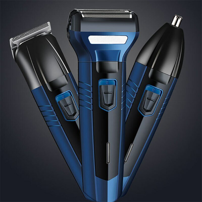 Afeitadora 3 en 1, máquina de afeitar, afeitadora de barba multifuncional, maquinilla de afeitar multiusos para hombre