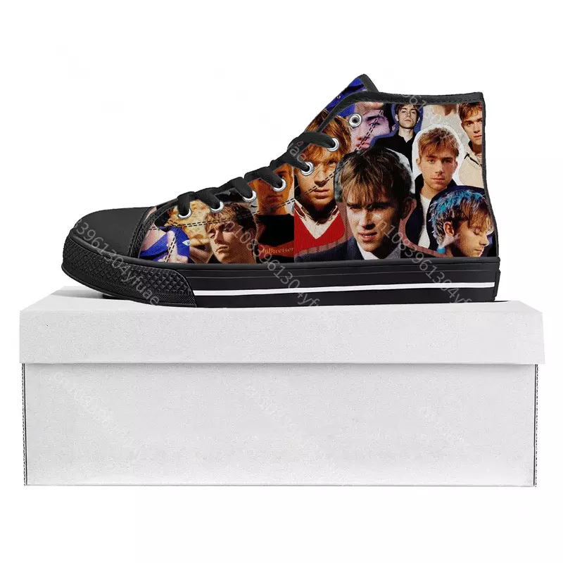B-Blurs Rock Band High Top Sneakers Mens Womens Teenager B-Band High Quality Canvas Sneaker Fashion Casual Custom Made Shoes