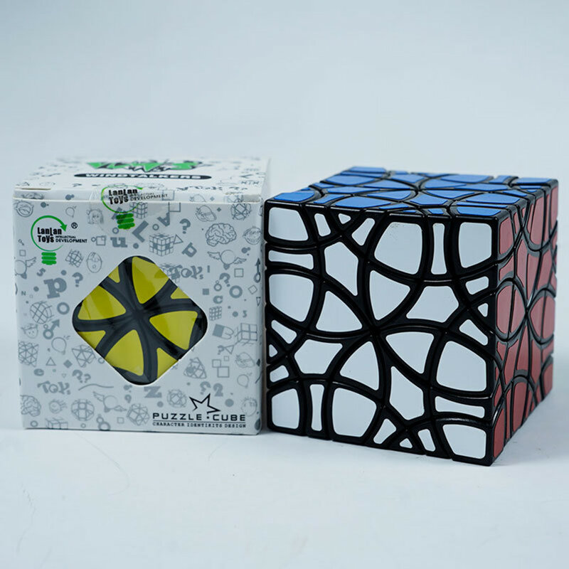 LanLan Cubo mágico especial de forma extraña, juguetes educativos, Cubo mágico de aprendizaje, regalo para niños