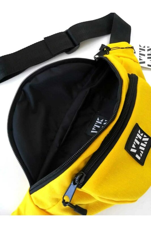 Unisex żółty kolor torba na ramię i talię