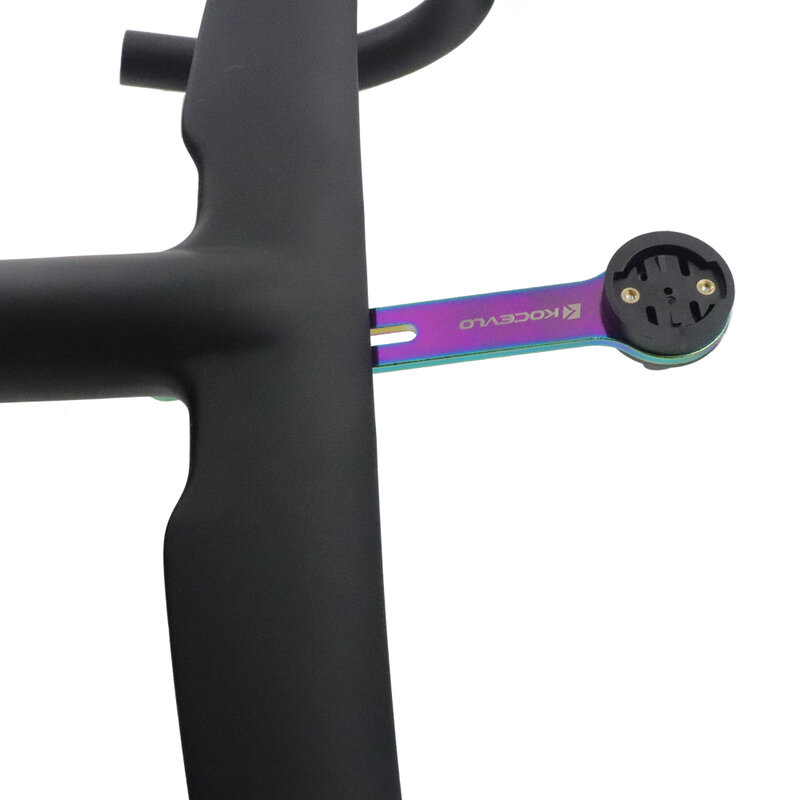 Kocevlo-suporte do computador de bicicleta, gps, liga de alumínio, arco-íris, cronômetro, velocímetro, para garmin, garmin
