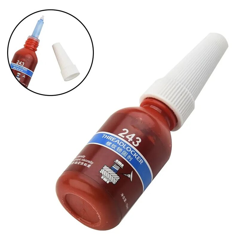 1Pcs Threadlocker 10ml 243 Screw Adhesive Anaerobic Glue Anti-loose Seal Thread Lock Locking Seal Glue