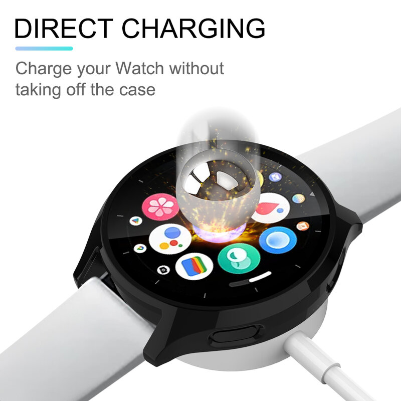 Чехол из поликарбоната и стекло для умных часов Xiaomi Watch 2, защита экрана, универсальный бампер, защитный чехол для XiaoMi Watch 2, аксессуары
