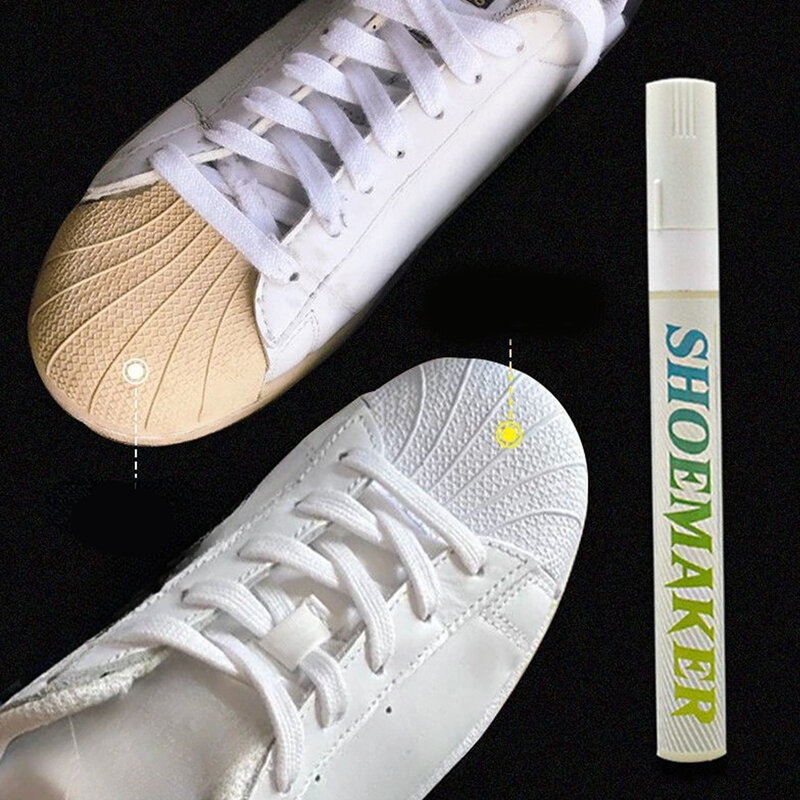 Schoenen Vlekken Verwijdering Pen Waterdichte Sneaker Anti-Oxidatie Pen Reparatie Complementaire Kleur Witte Schoenen Whitening Reiniger