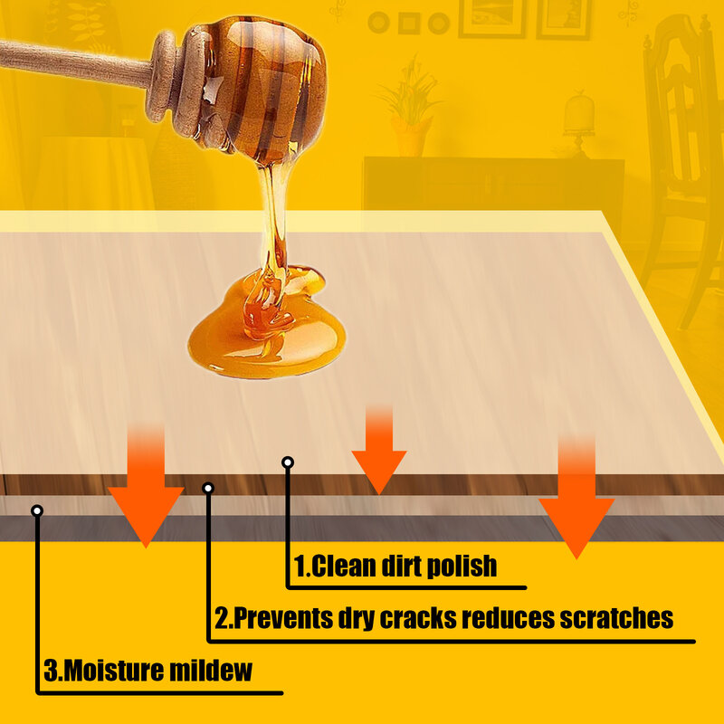 Möbel Polieren Bienenwachs natürliches Bienenwachs Holz gewürz Bienenwachs Holzboden reinigung Wartung poliert aufhellen Pflege wachs