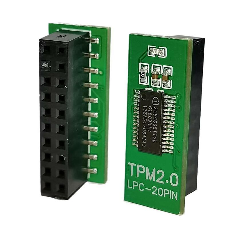 Tpm modul 12 14 18 20 Pin LPC untuk ASUS MSI GIGABYTE ASRock enkripsi modul keamanan kartu jarak jauh TPM 2.0 papan modul Q4B8