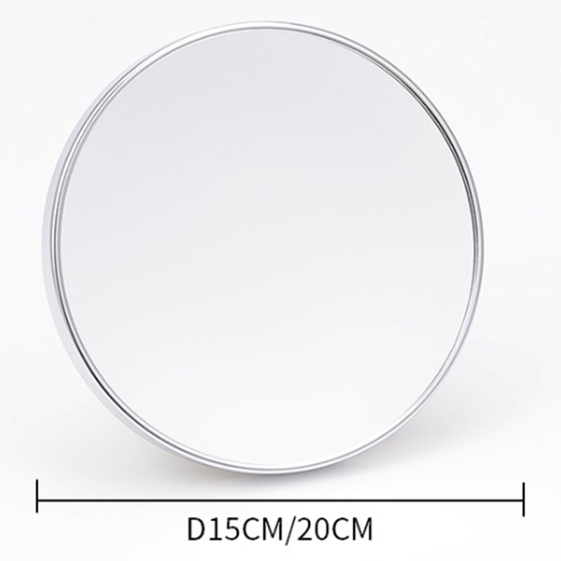 Specchio per il trucco della ventosa del bagno specchio per l'aspirazione della parete specchio per l'assorbimento della perforazione gratuito ingrandimento HD 5 volte