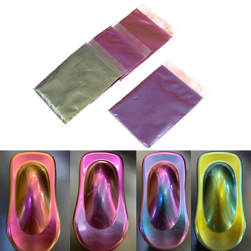 1pc 10g Chamäleon Farbwechsel Perlen pigment für Fahrrad Autolack Pigment 400 Körnung Autore paratur Autoteile Autozubehör