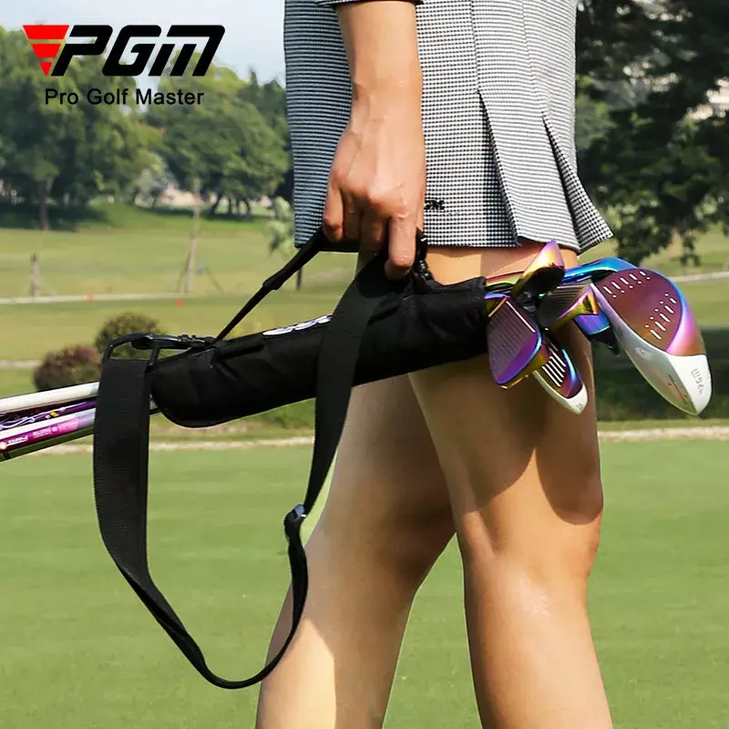 Pgm tragbare Minigolf-Tasche kann 5 Clubs ultraleichte einfache Handtasche Rucksack Träger gürtel große Kapazität leichte Reise zum Spielen halten