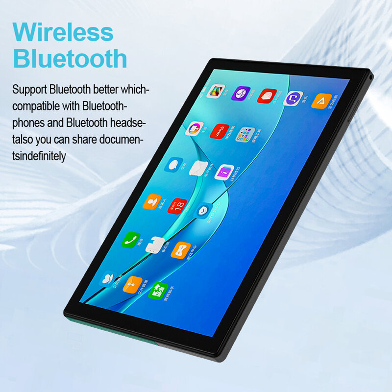 2023 brandneuer globaler Tablet-PC 10,1 Zoll 6 GB RAM 128 GB ROM Android 11.0 Octa Core BT 5.0 Dual-SIM-Karte WiFi IPS-Bildschirm-Tablets