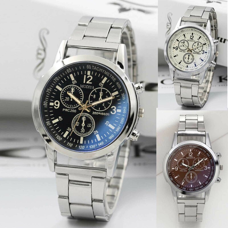 Nowy gorąca wyprzedaż zegarków mężczyźni oglądają męski luksusowy markowy neutralny kwarcowy analogowy zegarek na rękę pasek stalowy zegarek 2023 modny zegarek kwarcowy