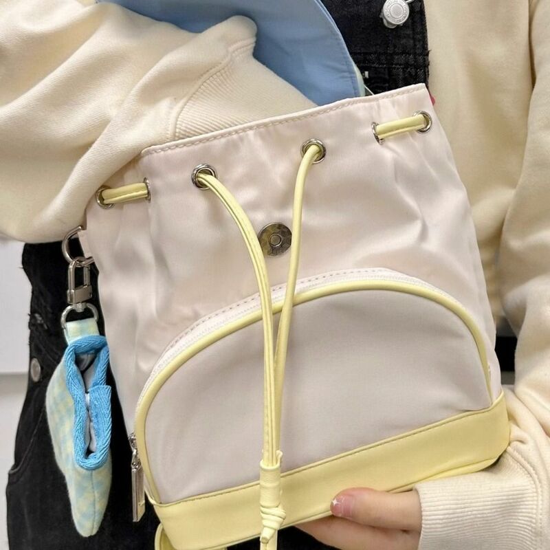 Mochila bordada informal para mujer, bolsa pequeña de viaje personalizada, bolso escolar colorido