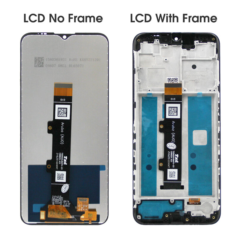 Pantalla LCD táctil 100% probada para Motorola Moto G10 G20 G30, digitalizador con marco, para MotoG30 G50 G60 G100, reemplazo de pantalla