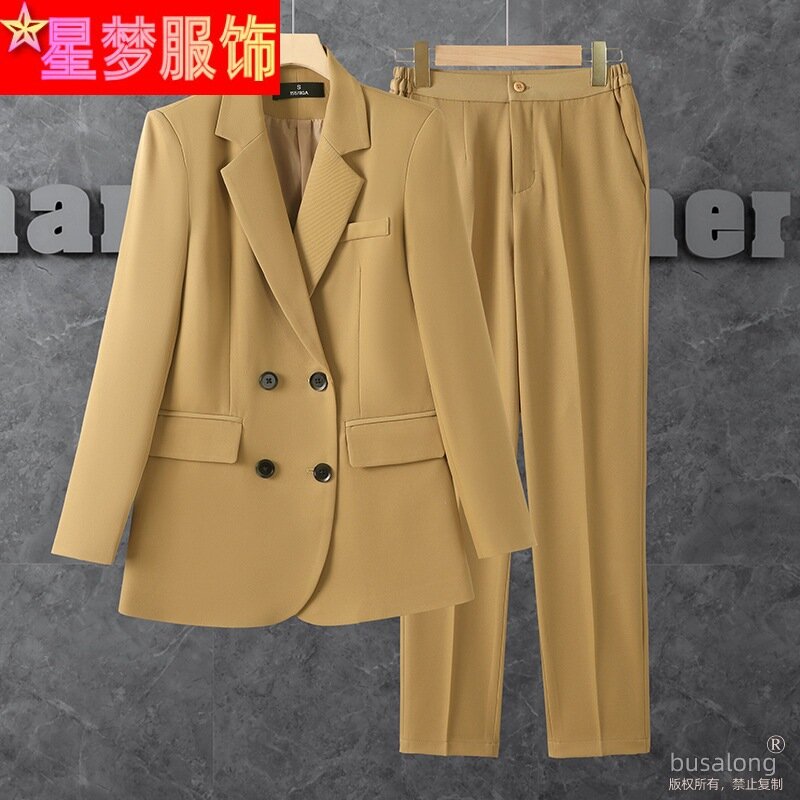 Garnitur damski jesienno-zimowy Temperament ogólny garnitur wiosenny i jesienny odzież biznesowa formalnym garnitur ubrania robocze Fashio