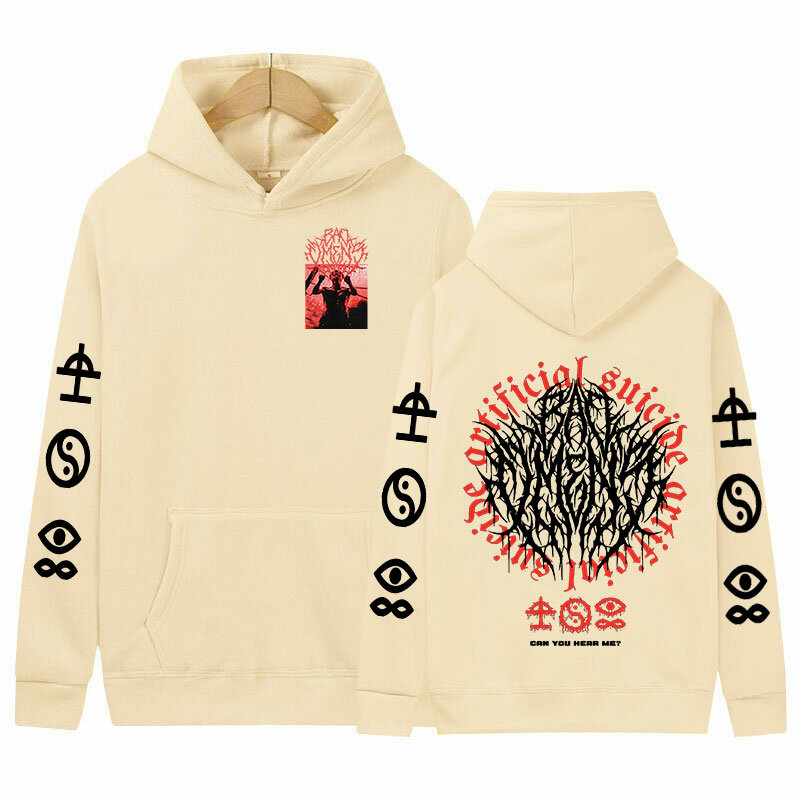 Bad Omens Band Tour 2023 American Music Hoodie Men Fashion Vintage Pullover Oversized Sweatshirt Unisex Gothic Clothing Hoodies
