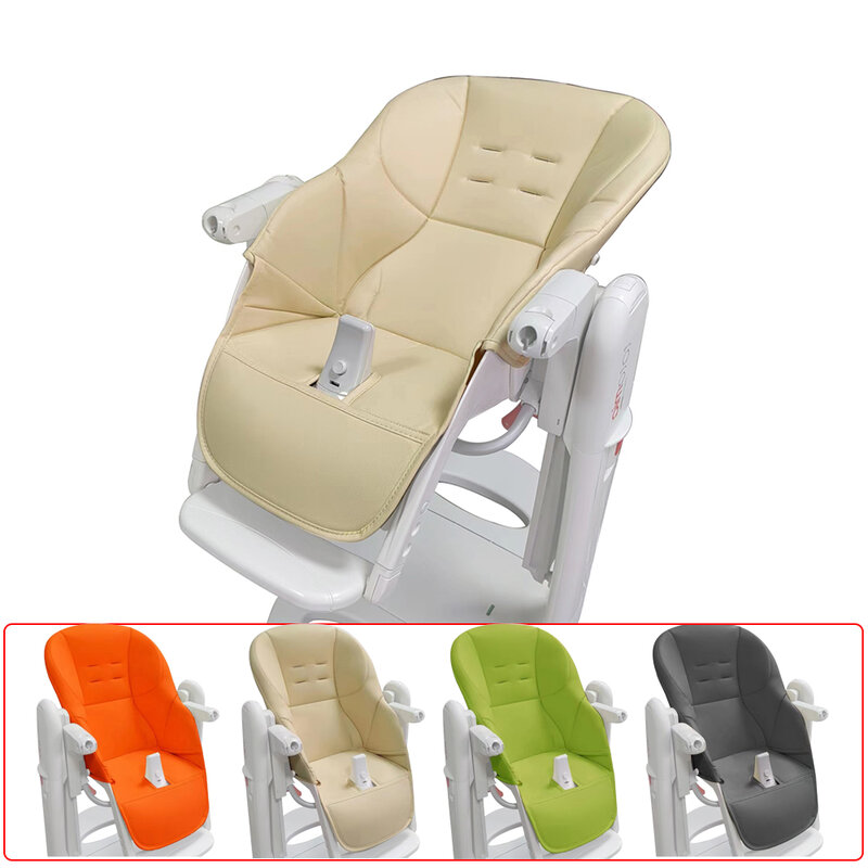 Cojín de asiento para silla alta de bebé, funda de esponja para sándwich de cuero PU, Compatible con silla de cena de la serie Peg Tatamia, accesorios para taburete de bebé