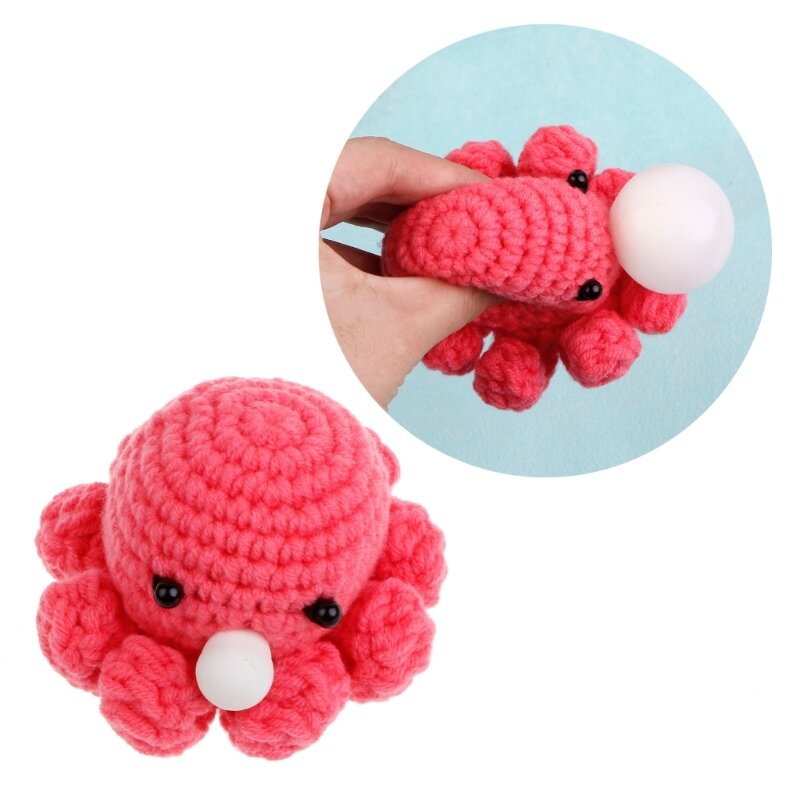 Anti-Angst Knijpspeelgoed voor Volwassen Blow Bubble Octopus Nieuwigheid Pinch Speelgoed voor Jongens Meisje Autisme Kinderen