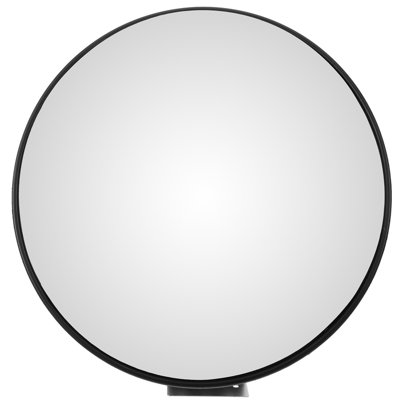 Groothoek Veiligheid Zwart Spiegels Wegverkeer Lens Beveiliging Convexe Hoek Zwart Spiegelbeeld Zwart