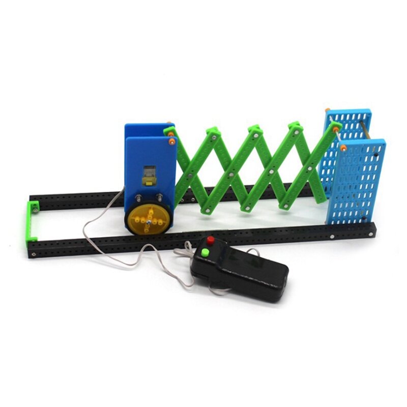 Fai da te giocattolo fatto in casa telecomando serranda avvolgibile porta elettrica retrattile invenzioni per bambini scienza Kit di esperimenti fai da te-Drop Sh
