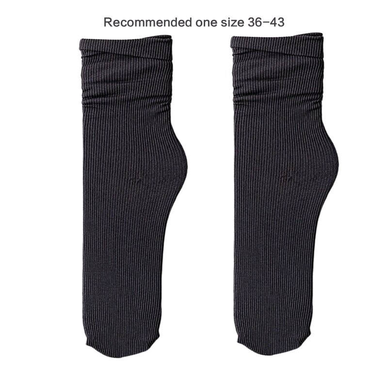 Calcetines finos para hombre y mujer, calcetines Harajuku acanalados Color sólido, transpirables, resistentes a los