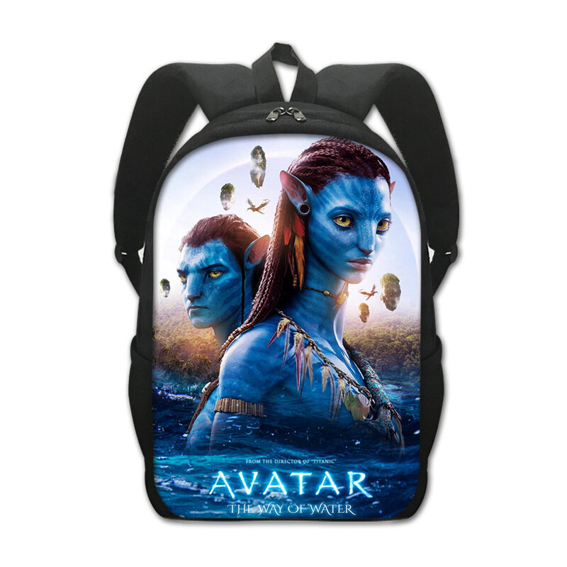 Movie Avatar The Way of Water 3D Backpack Cartoon satchel Rucksack Kindergarten Travel Leisure Bag for Women Kid Bookbag
