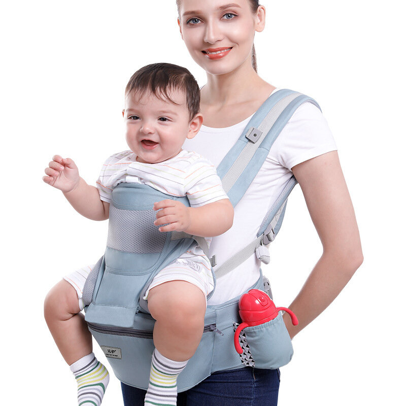 Ergonômico canguru bebê portador mochila, infantil hipseat, frente enfrentando, envoltório sling, viagens, 0-48m