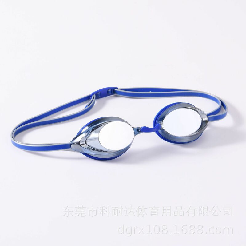 Kacamata renang pria dan wanita, peralatan berenang silikon anti-kabut HD tahan air