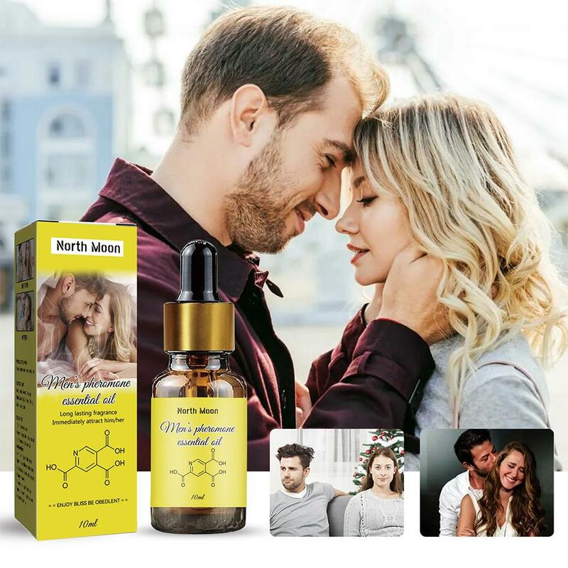 Óleo de perfume de feromona para homens e mulheres, fragrância infundida, atrair óleo de perfume, 10ml, P9Y6