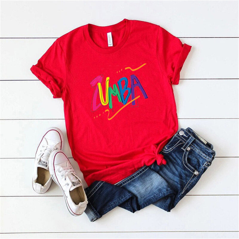 Camiseta estampada em letras 3D feminina, blusa casual solta, manga curta, gola redonda, roupas femininas de rua com venda quente, moda verão