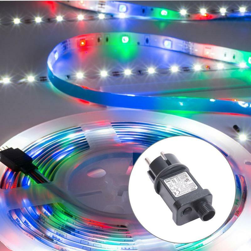 Controlador LED para cadena de luces, fuente de alimentación de 4,5 v, 0.6a, transformador LED, 31V, enchufe de la UE, controlador LED impermeable de uso estacional