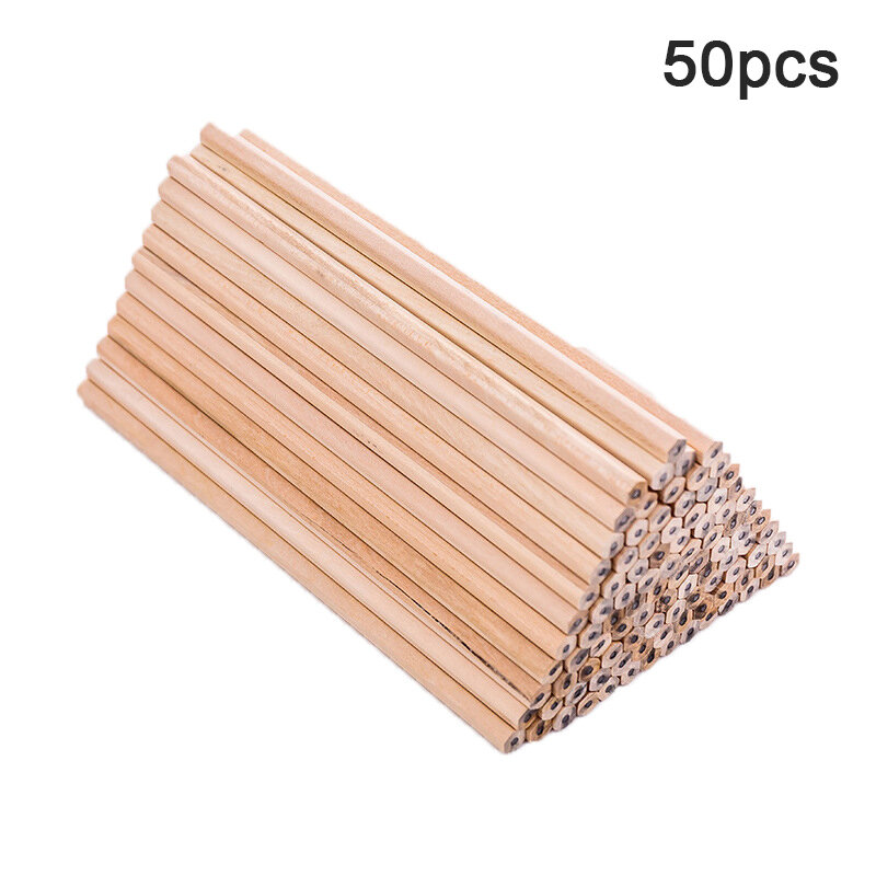 50 pces hb lápis de madeira natural amigável lápis de madeira hexagonal não tóxico padrão lápis desenho