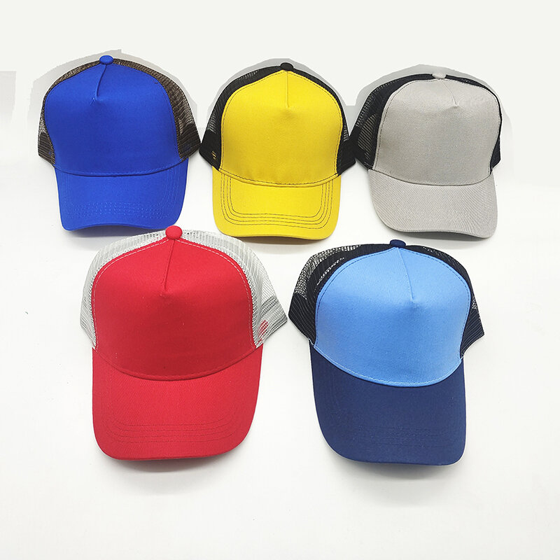 Sombrero de béisbol transpirable de color para adultos, personalizado y único, sombrilla, moda versátil, pareja, Verano