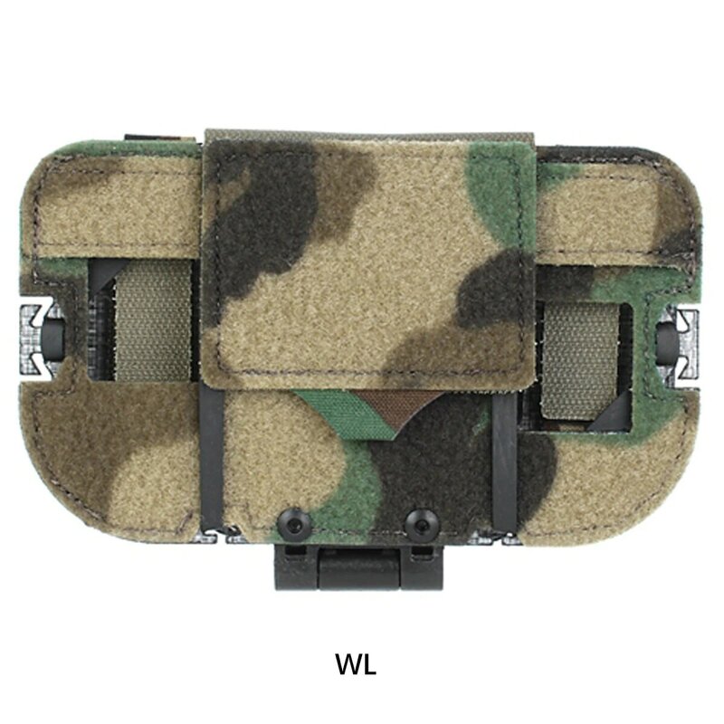 Tactical Vest Navigation Board para Airsoft Paintball, telefone de peito dobrável, Molle Holder, THORAX LV119, FCPC