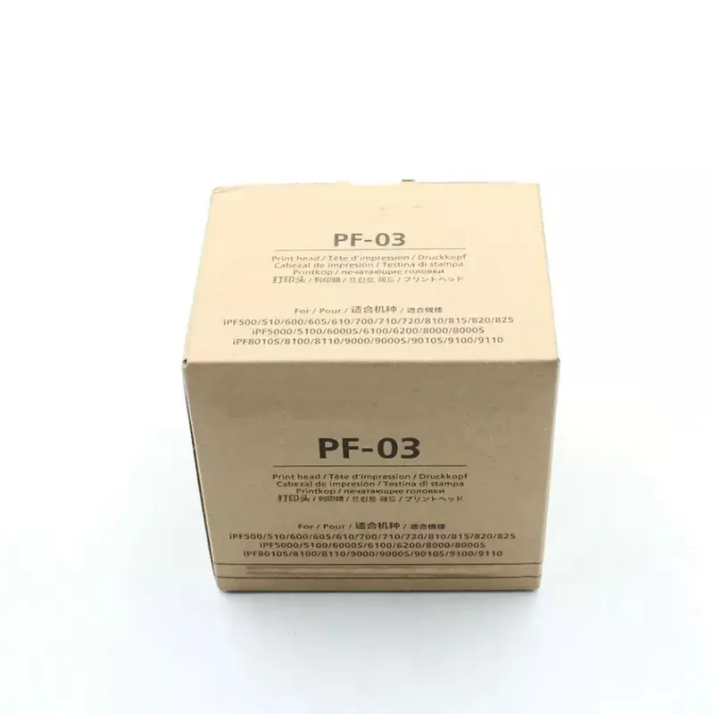 Cabezal de impresión para impresora Canon PF 03/PF03, PF-03, IPF500, IPF510, IPF605, IPF610, IPF700, IPF710, IPF720, IPF810, IPF815, IPF9000S
