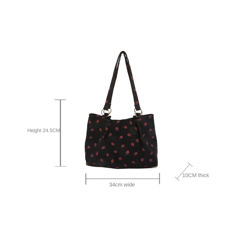 Trendy Canvas Bag 2024 Casual Large Capacity Commuting Bag Beach Bag Sexy