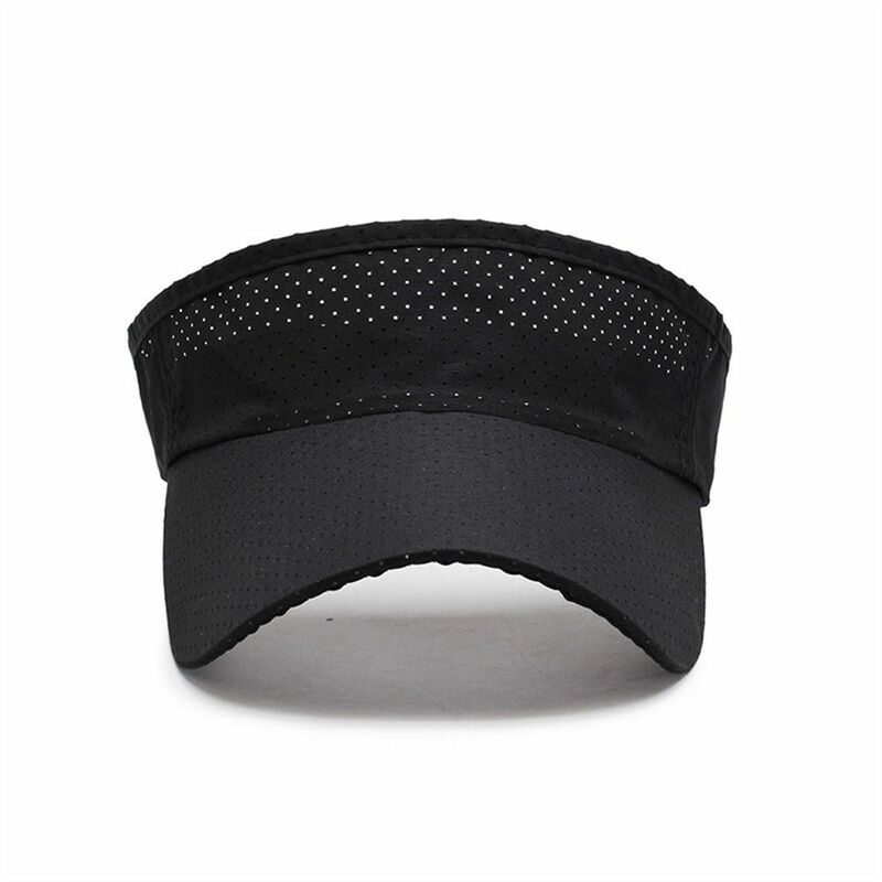 หมวกวิ่งระบายอากาศหมวกกันแดดปรับได้หมวกเทนนิสแห้งเร็วสบายป้องกันรังสียูวีหมวกด้านบนหมวกกีฬากลางแจ้ง