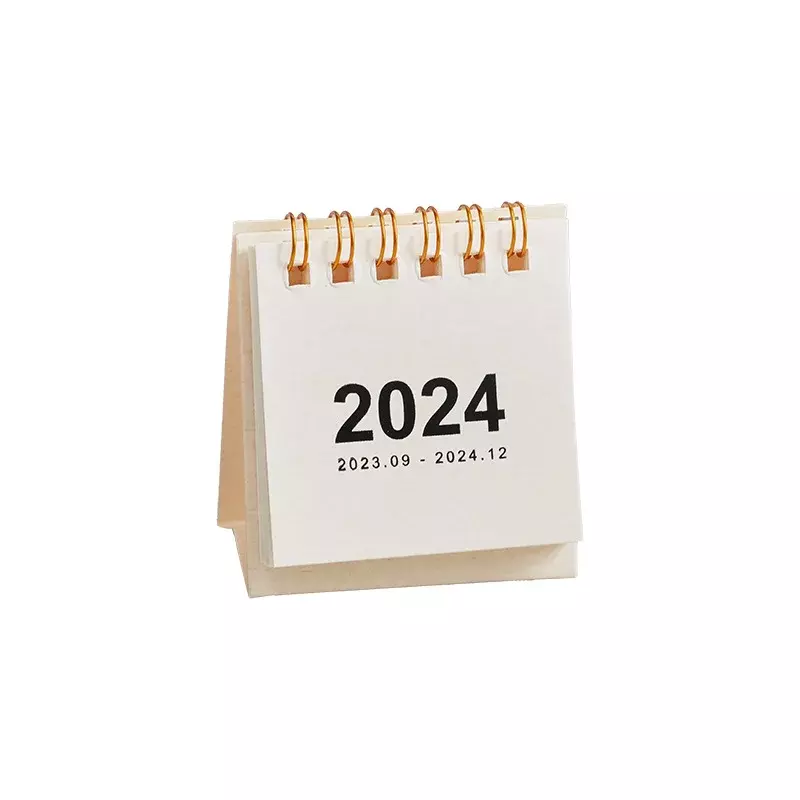 Настольный календарь Journamm 2023,09-2024,12 для женских офисных принадлежностей, креативный календарь, ежедневный стильный мини-календарь