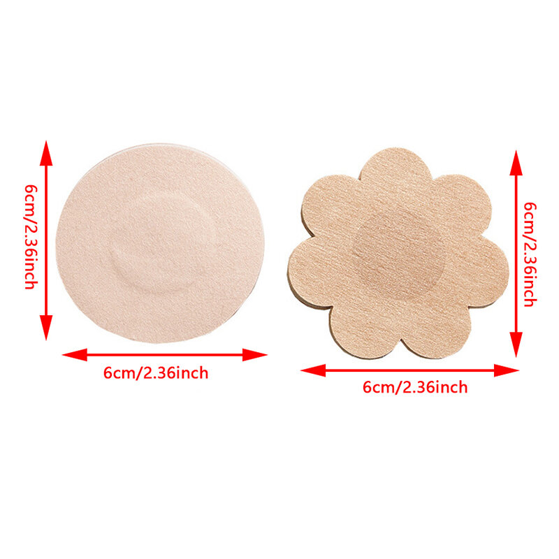 10Pcs Cloth Nipple Cover Teat Hide Women Nipple Pasties Piece Breast Invisible Bra Padding Chest Sticker Patch Covers