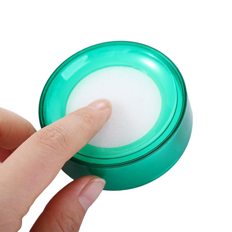Bank Teller Accounting Wet Hand Device Office Casher Finger Wet Device Finger Wetted Tool Money Counting Tool Round Case