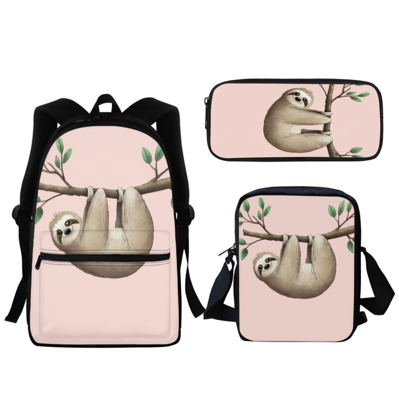 만화 코알라 패턴 소년 소녀 책가방, 초등학생 대용량 지퍼 배낭 하이 퀄리티 점심 가방, 2024
