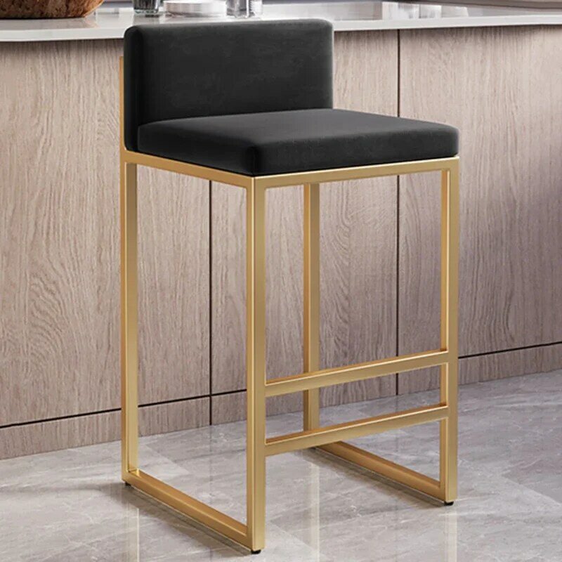 Blat kuchenny stołki barowe w stylu Nordic luksusowa restauracja z wysokim ergonomicznym krzesło barowe akcentem dom umeblowanie