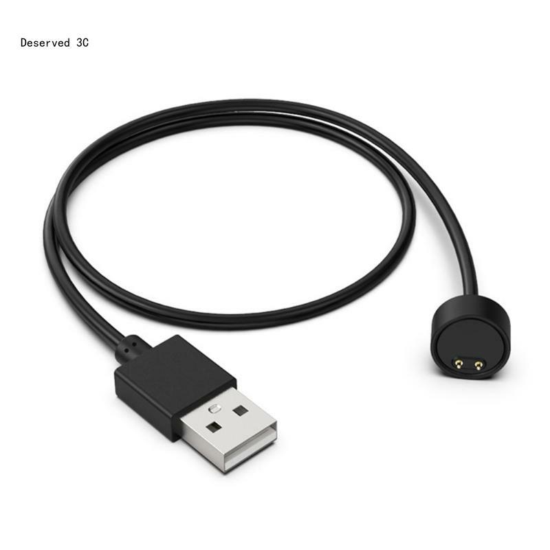 USB-кабель для зарядки, портативный провод для MiBand 5 6 7, магнитный зарядный адаптер для Miband 5 6 7, шнур для зарядки