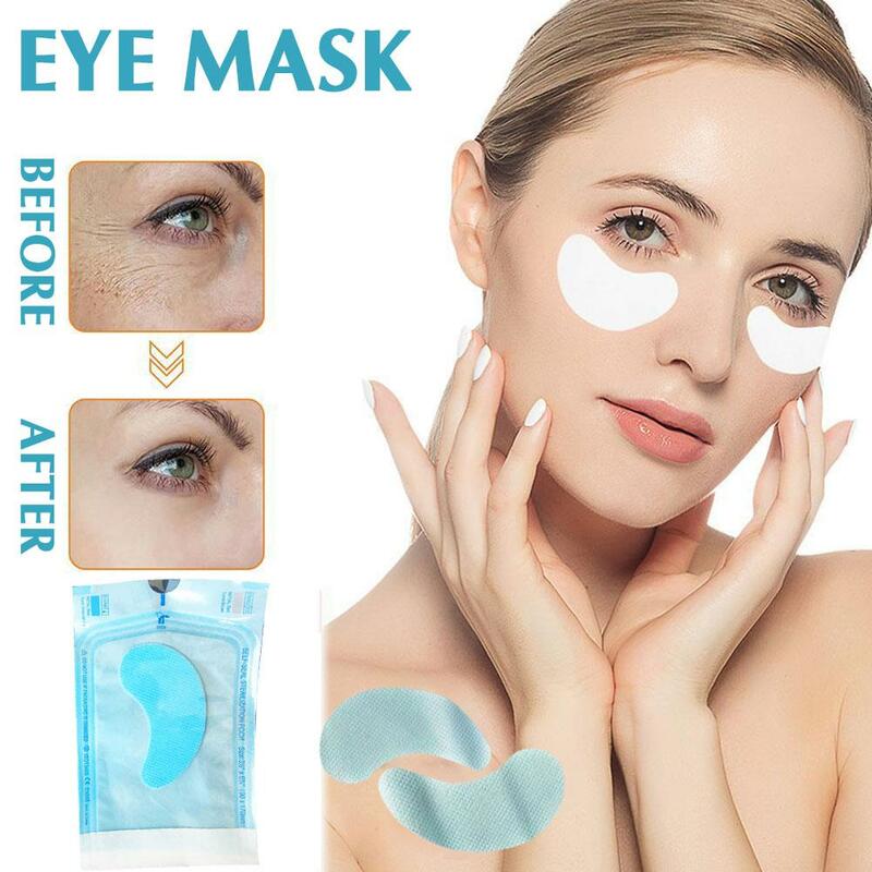 Kolagen meduzy przepaska na oko elastyczny nawilżająca maska na oczy produkt do delikatnego nawilżacza oczu, pielęgnacja oczu poprawić suchość skóry V1A3