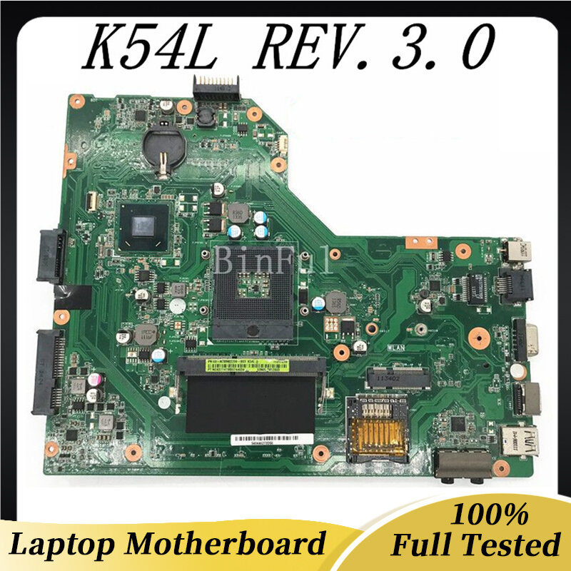 무료 배송 ASUS K54L REV.3.0 노트북 노트북 마더 보드 용 고품질 메인 보드 100% Full Tested Working Well