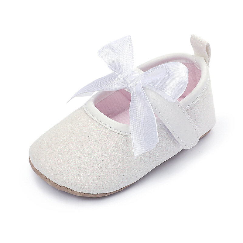 الوليد الرضع طفل حذاء خفيف سرير أحذية لينة جلدية لامعة وحيد طفل رضيع أسود أبيض الذهب أحذية 0-18 متر طول 11-13 سنتيمتر