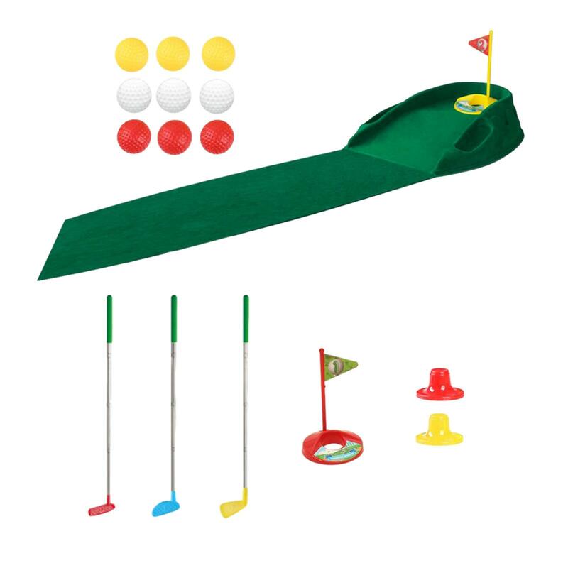 Mini Golf Clubs Play Set para Crianças, Jogo de Jardim, Esporte Infantil, Jogo de Quintal, Presente para Meninos e Meninas