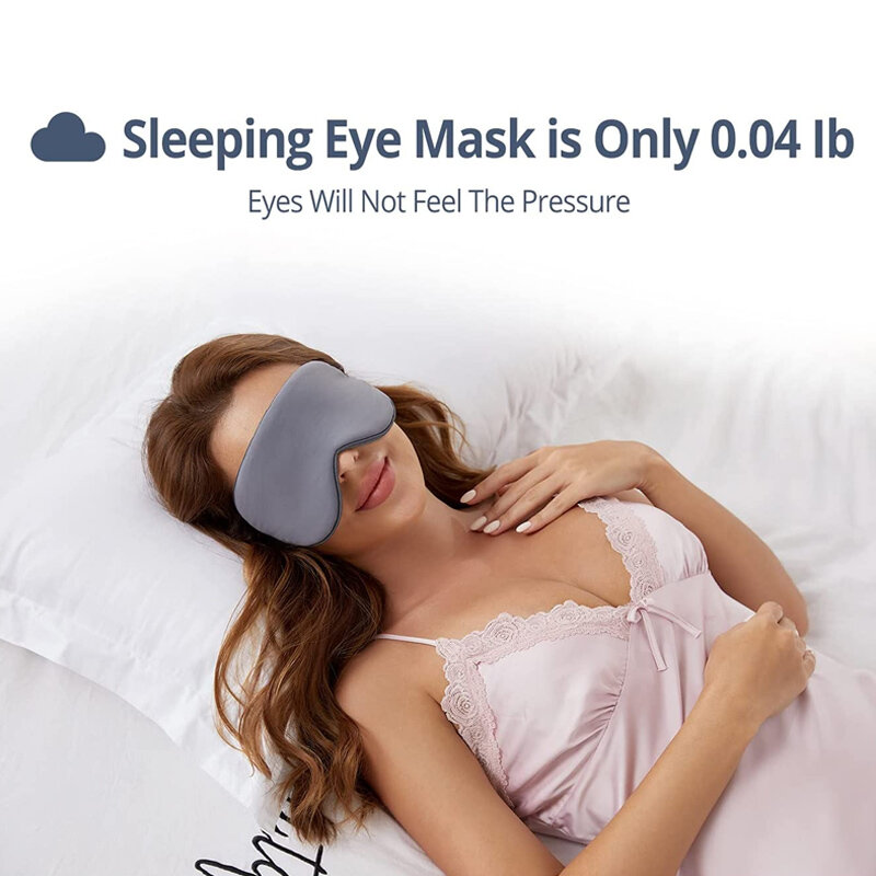 Maschera per gli occhi del sonno sollievo dall'ombreggiatura affaticamento degli occhi disponibile su entrambi i lati benda traspirante benda sull'occhio Eyeshade Protable Unisex