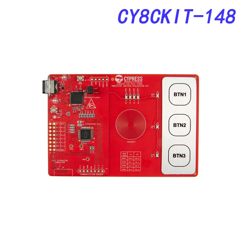 CY8CKIT-148 PSoC 4700S PSoC®Бесконтактная, Индуктивная сенсорная плата
